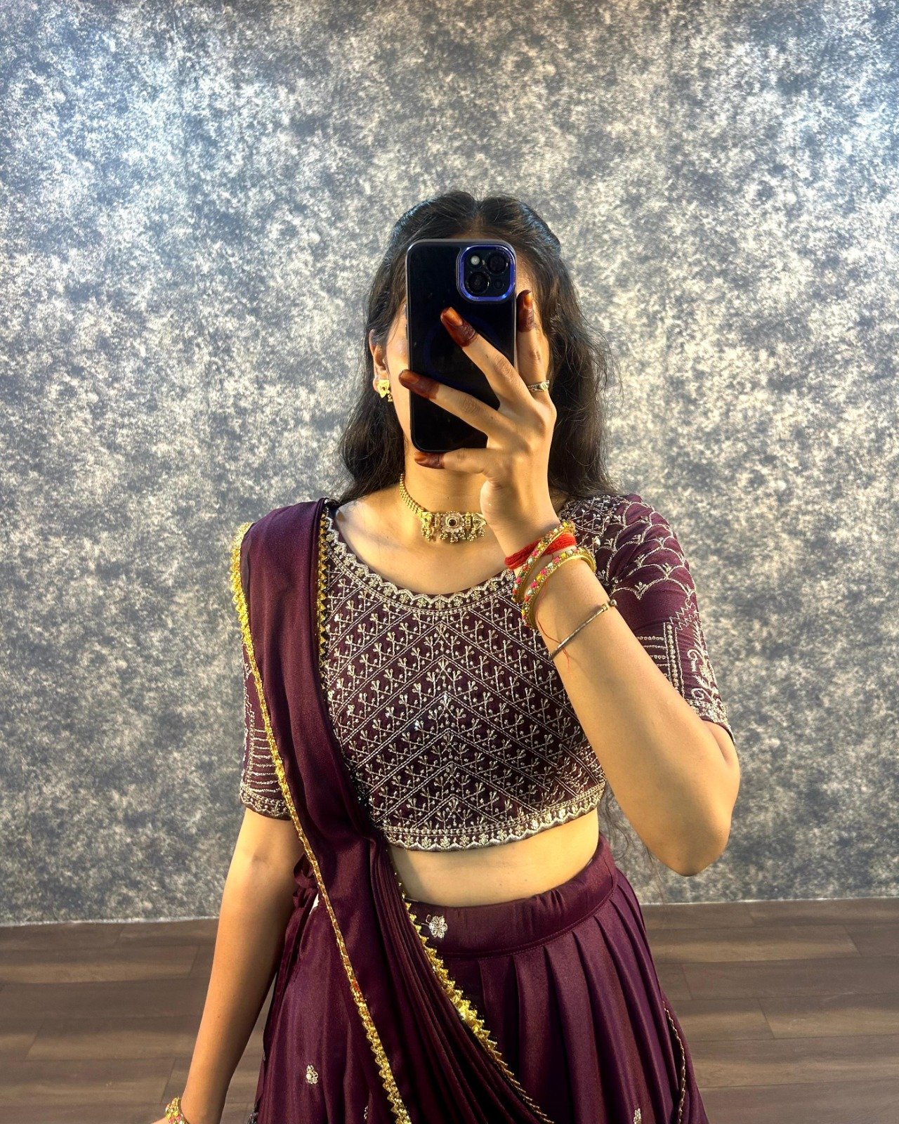 Designer Star Georgette Lehenga with Heavy Sequence & Zari Work – By Stylytic